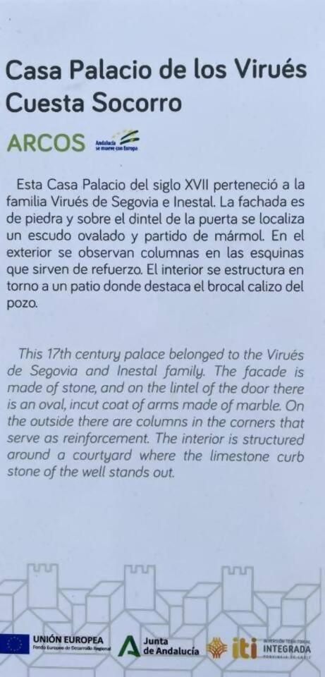 El Palomar De Arcos Lejlighed Arcos de la Frontera Eksteriør billede